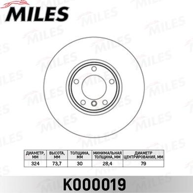 Miles K000019 - Discofreno autozon.pro