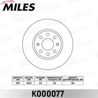 Miles K000077 - Discofreno autozon.pro