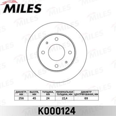 Miles K000124 - Discofreno autozon.pro