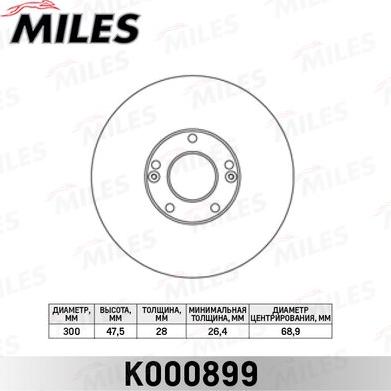 Miles K000899 - Discofreno autozon.pro