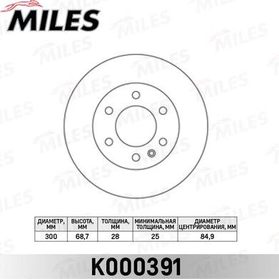 Miles K000391 - Discofreno autozon.pro