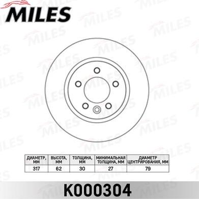 Miles K000304 - Discofreno autozon.pro