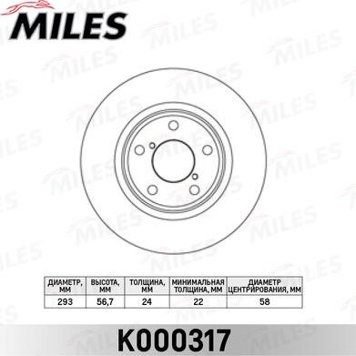 Miles K000317 - Discofreno autozon.pro