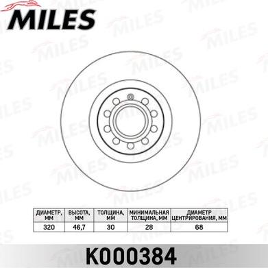 Miles K000384 - Discofreno autozon.pro