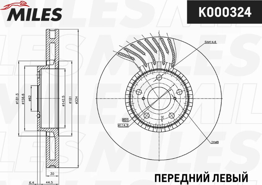 Miles K000324 - Discofreno autozon.pro