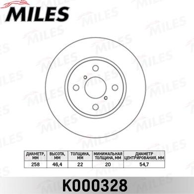 Miles K000328 - Discofreno autozon.pro