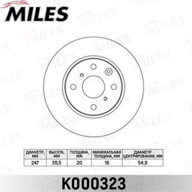 Miles K000323 - Discofreno autozon.pro