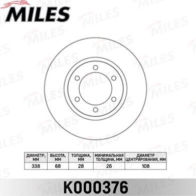 Miles K000376 - Discofreno autozon.pro