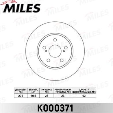 Miles K000371 - Discofreno autozon.pro