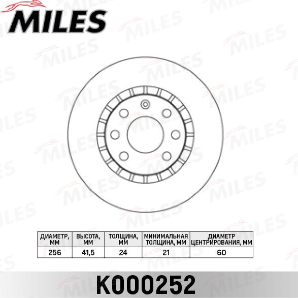 Miles K000252 - Discofreno autozon.pro