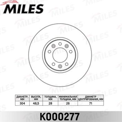 Miles K000277 - Discofreno autozon.pro