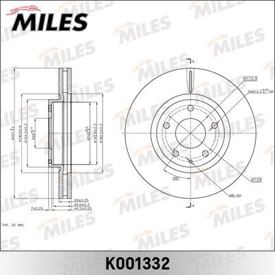 Miles K001332 - Discofreno autozon.pro