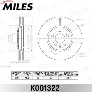 Miles K001322 - Discofreno autozon.pro