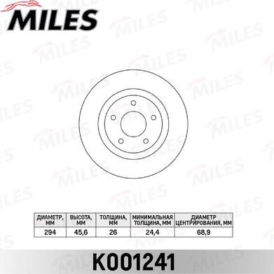 Miles K001241 - Discofreno autozon.pro