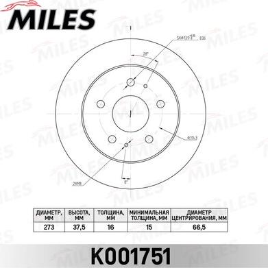 Miles K001751 - Discofreno autozon.pro