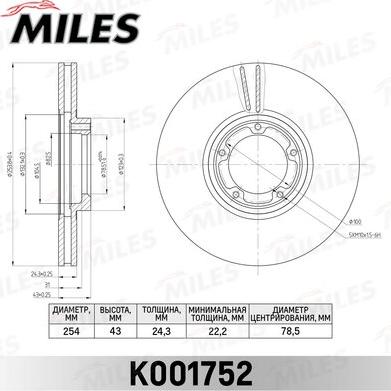 Miles K001752 - Discofreno autozon.pro