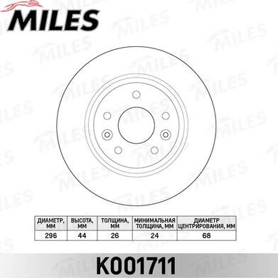 Miles K001711 - Discofreno autozon.pro