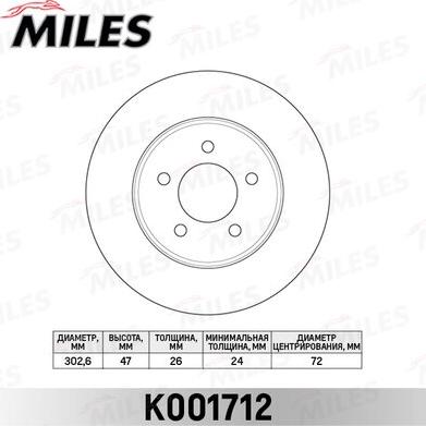 Miles K001712 - Discofreno autozon.pro