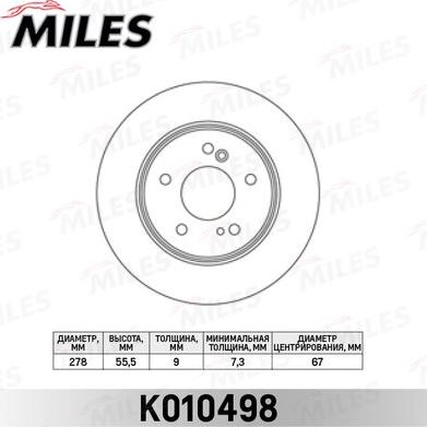 Miles K010498 - Discofreno autozon.pro