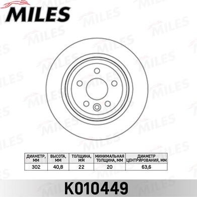 Miles K010449 - Discofreno autozon.pro