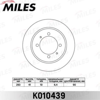 Miles K010439 - Discofreno autozon.pro