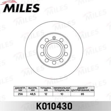 Miles K010430 - Discofreno autozon.pro