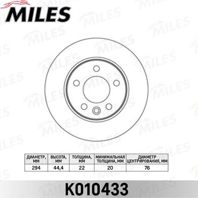 Miles K010433 - Discofreno autozon.pro