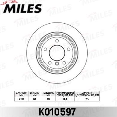 Miles K010597 - Discofreno autozon.pro