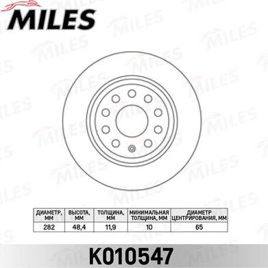 Miles K010547 - Discofreno autozon.pro