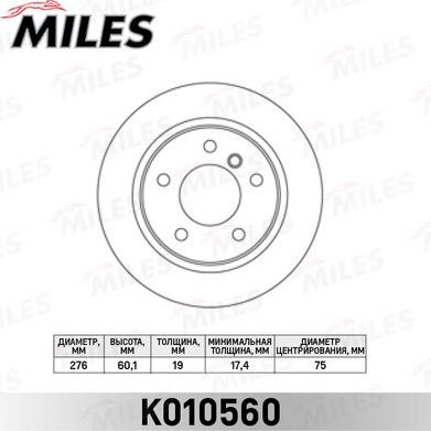 Miles K010560 - Discofreno autozon.pro