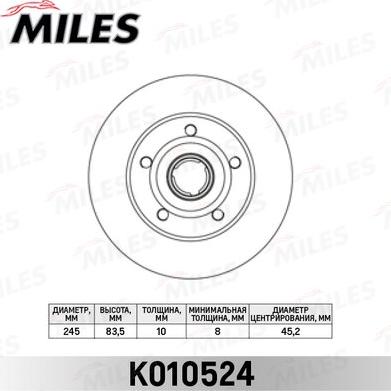 Miles K010524 - Discofreno autozon.pro