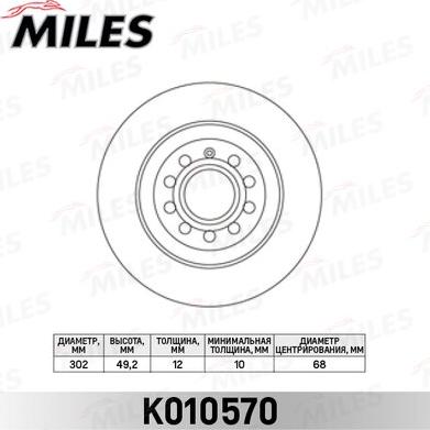 Miles K010570 - Discofreno autozon.pro