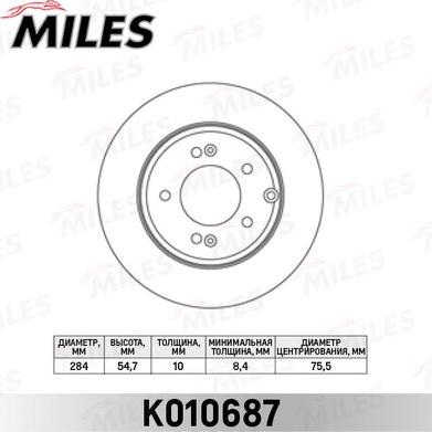 Miles K010687 - Discofreno autozon.pro