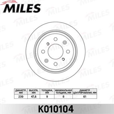 Miles K010104 - Discofreno autozon.pro