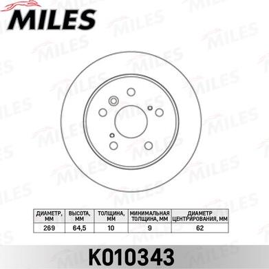 Miles K010343 - Discofreno autozon.pro