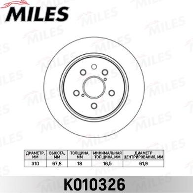 Miles K010326 - Discofreno autozon.pro