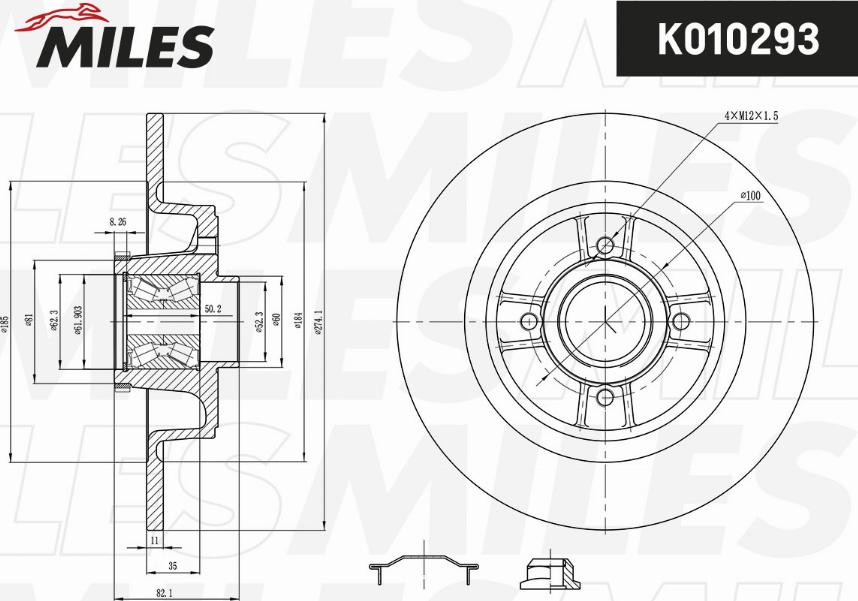 Miles K010293 - Discofreno autozon.pro