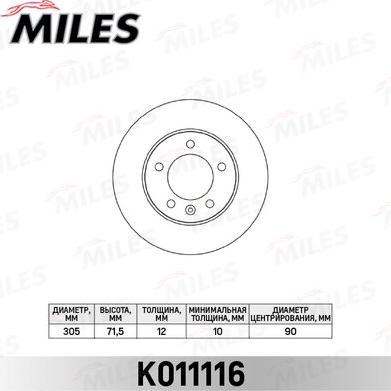 Miles K011116 - Discofreno autozon.pro