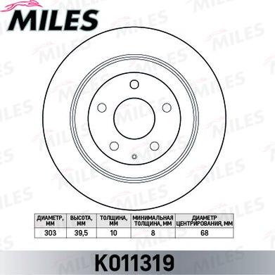 Miles K011319 - Discofreno autozon.pro