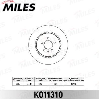 Miles K011310 - Discofreno autozon.pro