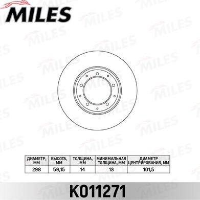 Miles K011271 - Discofreno autozon.pro