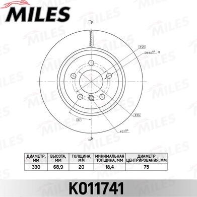 Miles K011741 - Discofreno autozon.pro