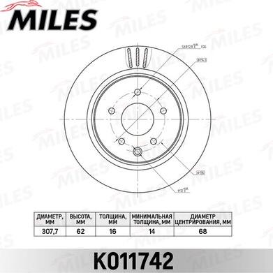 Miles K011742 - Discofreno autozon.pro