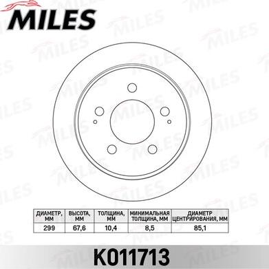 Miles K011713 - Discofreno autozon.pro