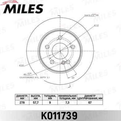 Miles K011739 - Discofreno autozon.pro