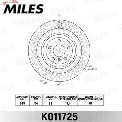 Miles K011725 - Discofreno autozon.pro