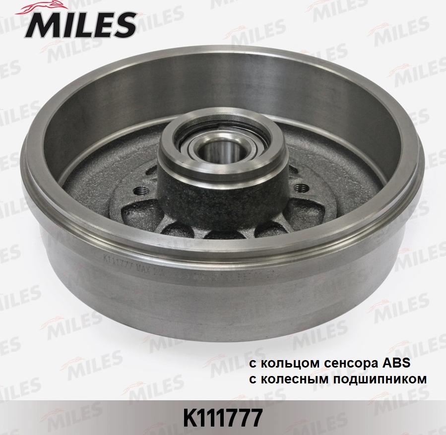 Miles K111777 - Tamburo freno autozon.pro