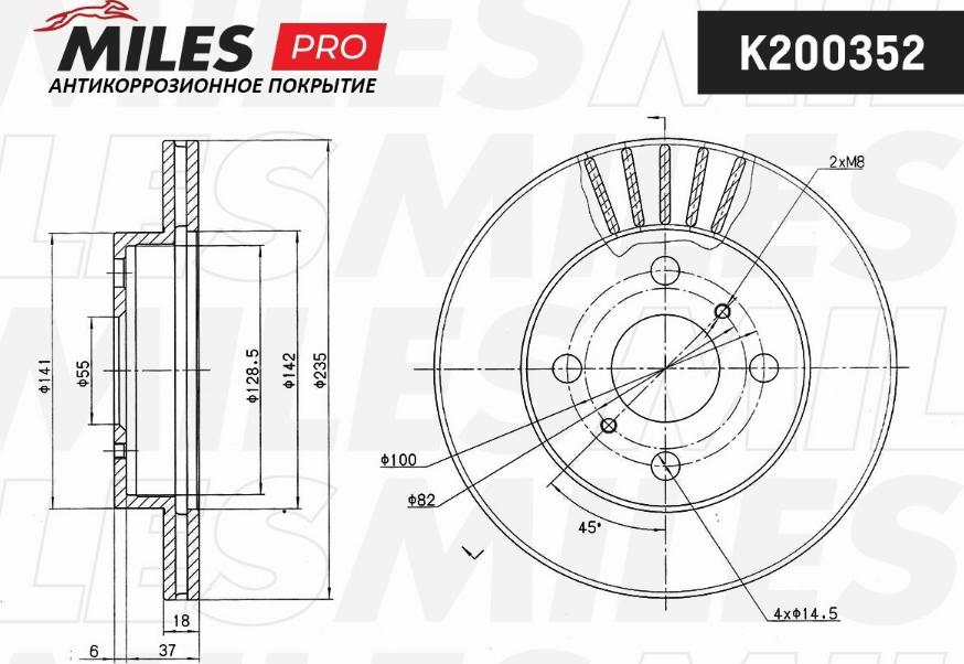 Miles K200352 - Discofreno autozon.pro