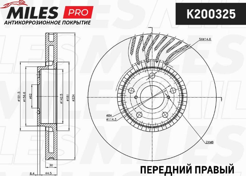 Miles K200325 - Discofreno autozon.pro