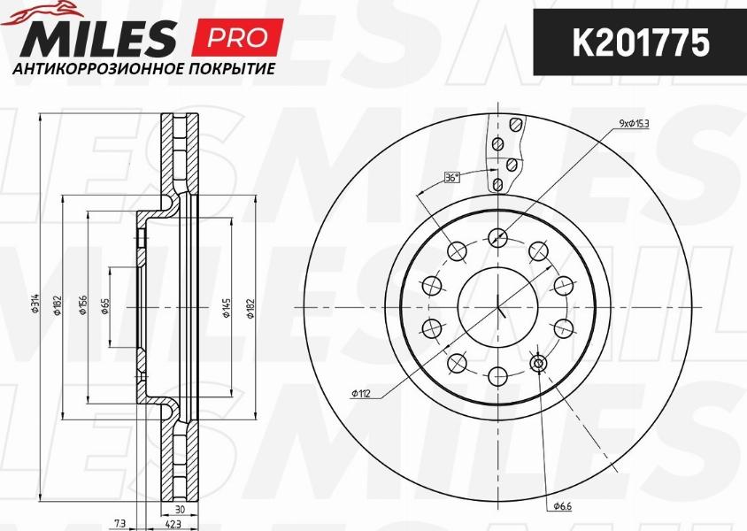 Miles K201775 - Discofreno autozon.pro